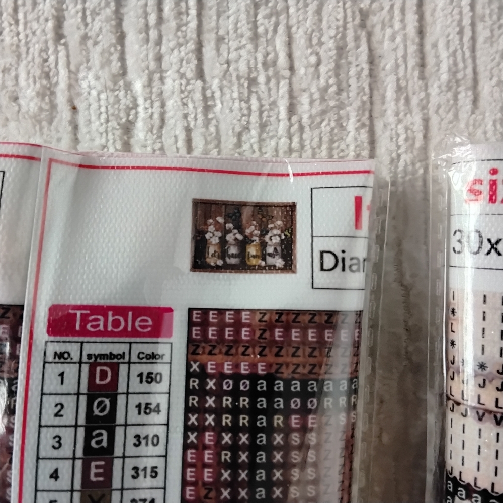 2pk Diamond dot Art Painting Kits, Inspirational Mason Jar Flower and Butterfly - Picture 3 of 7